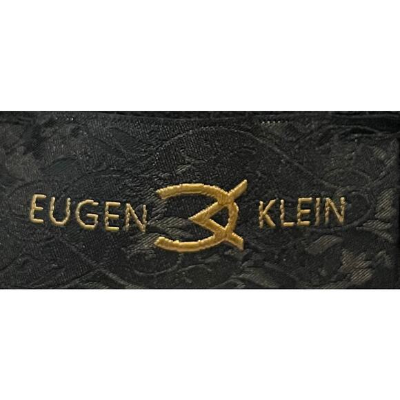 EUGEN KLEIN STRAIGHT LEG PULL-ON PANTS, WOMENS, 18-BLACK - GOLDTONE SIDE STRIPES - Picture 8 of 10